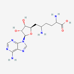 2,5-Diamino-6-((2R,3S,4R,5R)-5-(6-amino-9H-purin-9-yl)-3,4-dihydroxytetrahydrofuran-2-yl)hexanoic acid