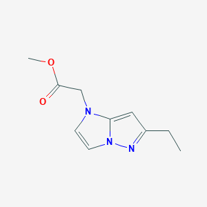 methyl 2-(6-ethyl-1H-imidazo[1,2-b]pyrazol-1-yl)acetate