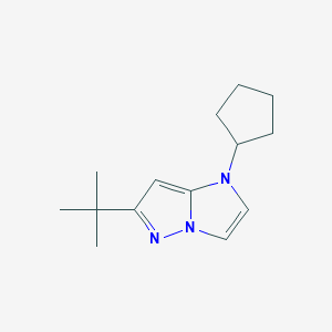 6-(tert-butyl)-1-cyclopentyl-1H-imidazo[1,2-b]pyrazole
