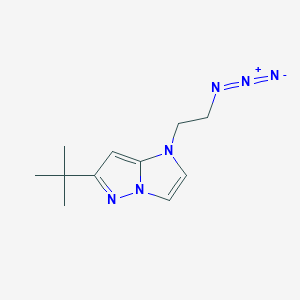 1-(2-azidoethyl)-6-(tert-butyl)-1H-imidazo[1,2-b]pyrazole