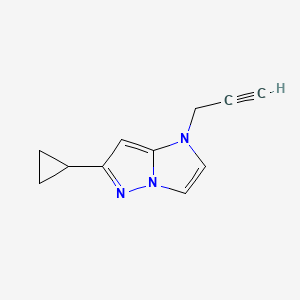 6-cyclopropyl-1-(prop-2-yn-1-yl)-1H-imidazo[1,2-b]pyrazole