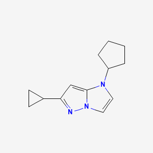 1-cyclopentyl-6-cyclopropyl-1H-imidazo[1,2-b]pyrazole