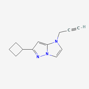 6-cyclobutyl-1-(prop-2-yn-1-yl)-1H-imidazo[1,2-b]pyrazole