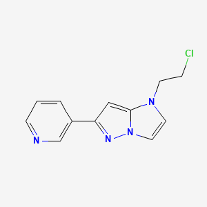 1-(2-chloroethyl)-6-(pyridin-3-yl)-1H-imidazo[1,2-b]pyrazole