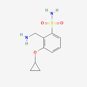 2-(Aminomethyl)-3-cyclopropoxybenzenesulfonamide