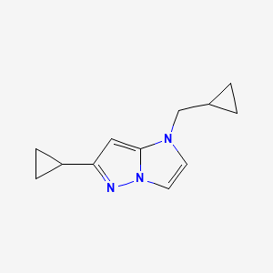 6-cyclopropyl-1-(cyclopropylmethyl)-1H-imidazo[1,2-b]pyrazole