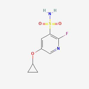 5-Cyclopropoxy-2-fluoropyridine-3-sulfonamide