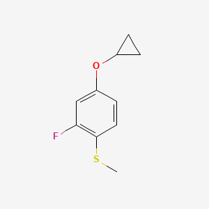 (4-Cyclopropoxy-2-fluorophenyl)(methyl)sulfane