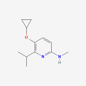 5-Cyclopropoxy-6-isopropyl-N-methylpyridin-2-amine