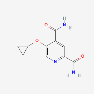 5-Cyclopropoxypyridine-2,4-dicarboxamide