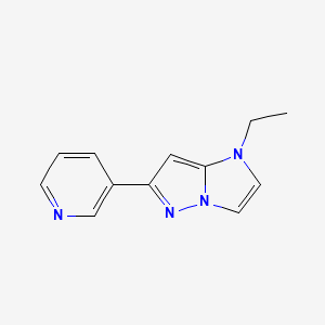1-ethyl-6-(pyridin-3-yl)-1H-imidazo[1,2-b]pyrazole