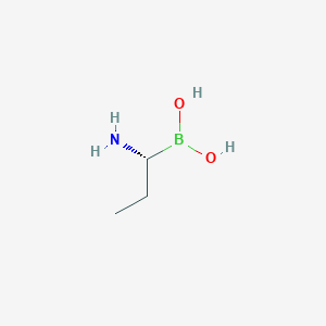 [(1R)-1-aminopropyl]boronic acid