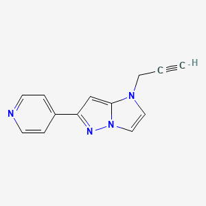 1-(prop-2-yn-1-yl)-6-(pyridin-4-yl)-1H-imidazo[1,2-b]pyrazole