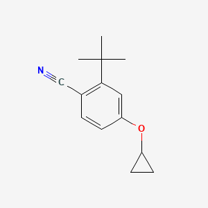 2-Tert-butyl-4-cyclopropoxybenzonitrile