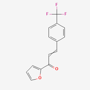 1-(Furan-2-yl)-3-[4-(trifluoromethyl)phenyl]prop-2-en-1-one