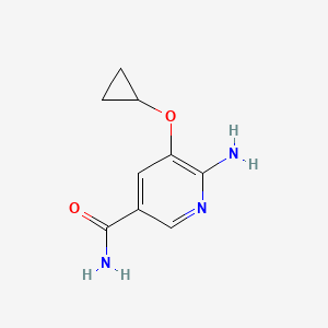 6-Amino-5-cyclopropoxynicotinamide