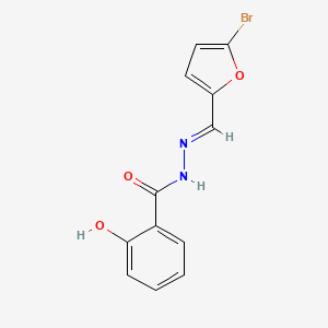 N'-[(E)-(5-bromofuran-2-yl)methylidene]-2-hydroxybenzohydrazide