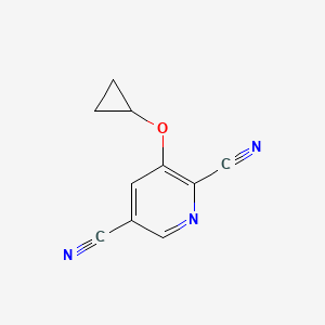 3-Cyclopropoxypyridine-2,5-dicarbonitrile