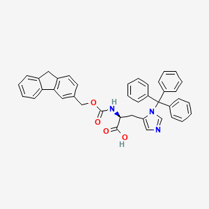 (S)-2-((((9H-Fluoren-3-yl)methoxy)carbonyl)amino)-3-(1-trityl-1H-imidazol-5-yl)propanoic acid