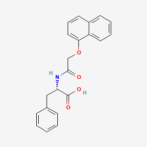 (2S)-2-[(2-naphthalen-1-yloxyacetyl)amino]-3-phenylpropanoic acid