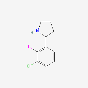 Pyrrolidine, 2-(3-chloro-2-iodophenyl)-