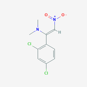 (Z)-1-(2,4-dichlorophenyl)-N,N-dimethyl-2-nitroethenamine