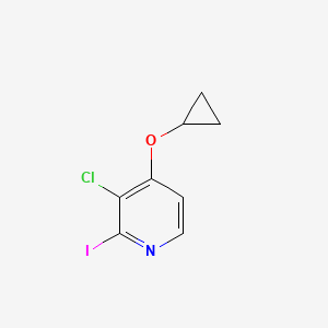 3-Chloro-4-cyclopropoxy-2-iodopyridine