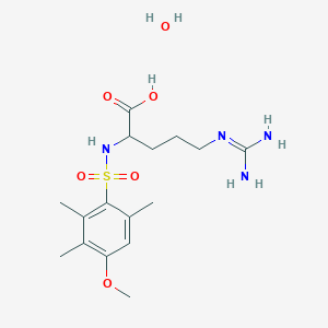 molecular formula C16H28N4O6S B14808852 Mtr-DL-Arg-OH.H2O 