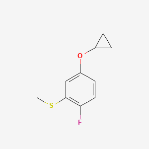 (5-Cyclopropoxy-2-fluorophenyl)(methyl)sulfane