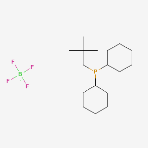 molecular formula C17H33BF4P- B14808872 Dicyclohexylneopentylphosphine tetrafluoroborate 