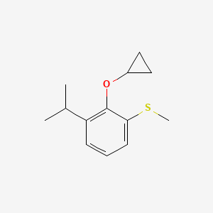 (2-Cyclopropoxy-3-isopropylphenyl)(methyl)sulfane