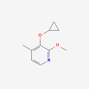 3-Cyclopropoxy-2-methoxy-4-methylpyridine