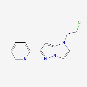 1-(2-chloroethyl)-6-(pyridin-2-yl)-1H-imidazo[1,2-b]pyrazole