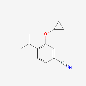 3-Cyclopropoxy-4-isopropylbenzonitrile