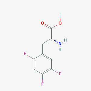 molecular formula C10H10F3NO2 B14808987 Methyl (R)-2-amino-3-(2,4,5-trifluorophenyl)propanoate 