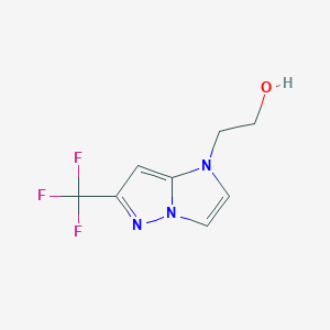 2-(6-(trifluoromethyl)-1H-imidazo[1,2-b]pyrazol-1-yl)ethan-1-ol