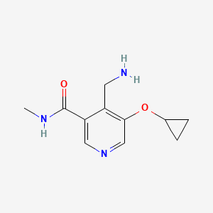 4-(Aminomethyl)-5-cyclopropoxy-N-methylnicotinamide