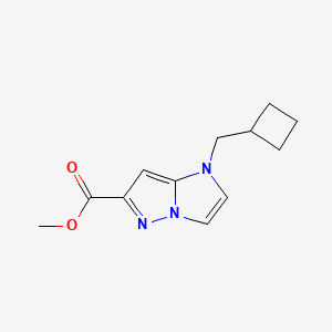 methyl 1-(cyclobutylmethyl)-1H-imidazo[1,2-b]pyrazole-6-carboxylate