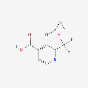 3-Cyclopropoxy-2-(trifluoromethyl)isonicotinic acid