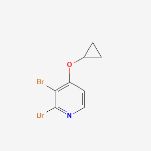 2,3-Dibromo-4-cyclopropoxypyridine