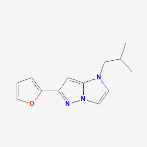 6-(furan-2-yl)-1-isobutyl-1H-imidazo[1,2-b]pyrazole