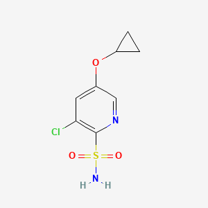 3-Chloro-5-cyclopropoxypyridine-2-sulfonamide