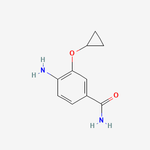 4-Amino-3-cyclopropoxybenzamide