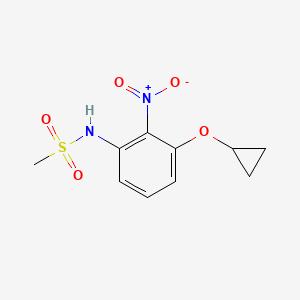 N-(3-Cyclopropoxy-2-nitrophenyl)methanesulfonamide