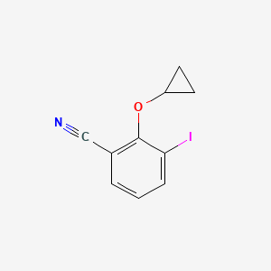 2-Cyclopropoxy-3-iodobenzonitrile