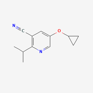 5-Cyclopropoxy-2-isopropylnicotinonitrile