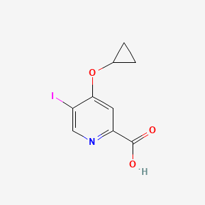 4-Cyclopropoxy-5-iodopicolinic acid