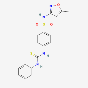 N-(5-Methylisoxazol-3-yl)-4-(3-phenylthioureido)benzenesulfonamide