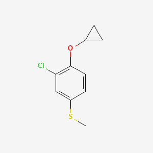 (3-Chloro-4-cyclopropoxyphenyl)(methyl)sulfane