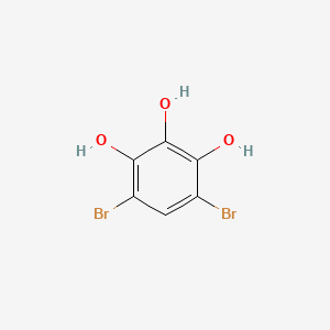 molecular formula C6H4Br2O3 B14809217 4,6-Dibromo-pyrogallol CAS No. 17345-73-2